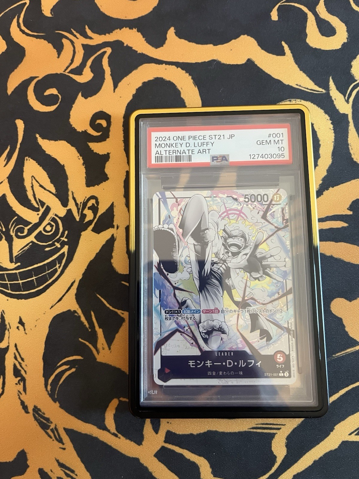 PSA 10 One Piece Monkey D. Luffy ST21-001 Leader Alternate Art JP 2024