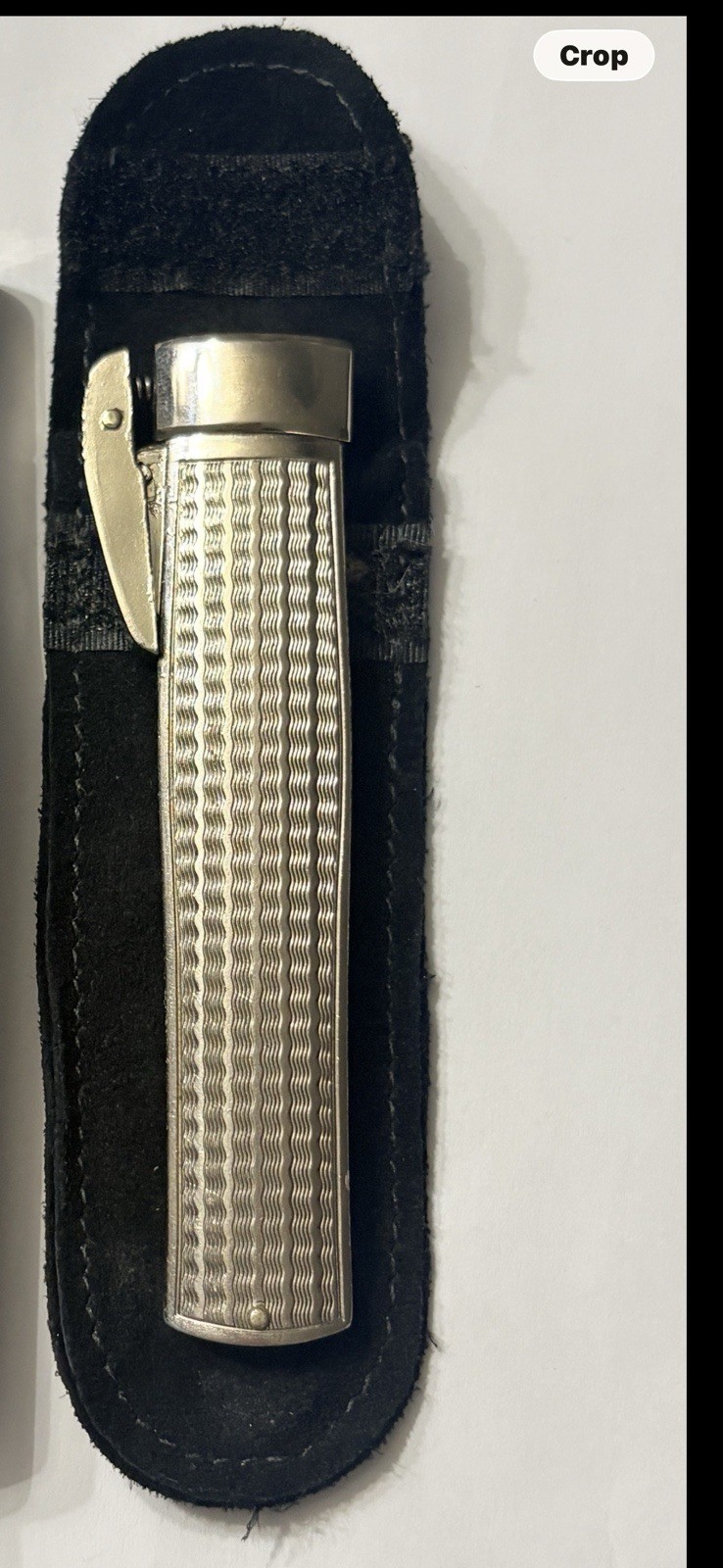Vintage Anton Wingen Solingen Knife with textured metal handle