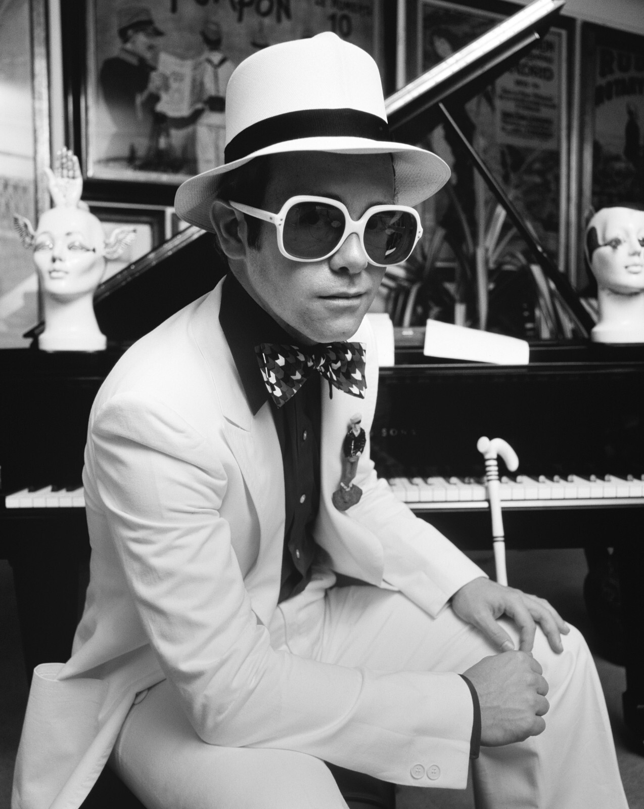 British Singer & Pianist Sir Elton John Classic Poster Picture Photo Print 5x7
