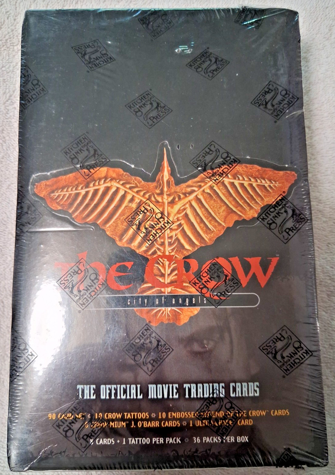 The Crow City Of Angels Movie Official Trading Cards Box Sealed 36 Packs 1996
