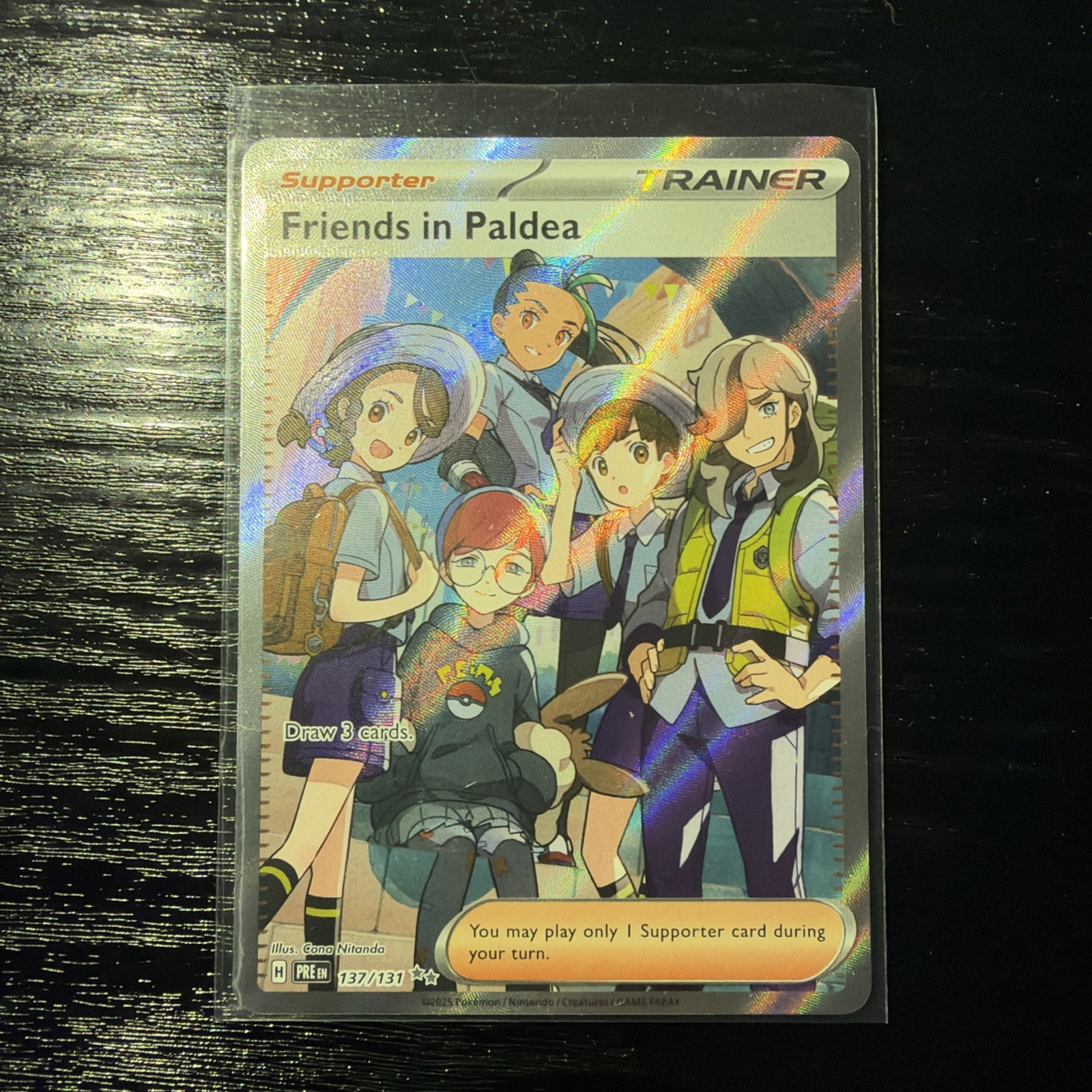 Pokémon TCG Friends in Paldea Ultra Rare Holo Prismatic Evolutions 137/131 Nm