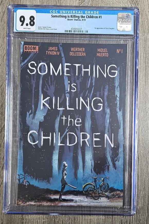 Something Is Killing the Children #1 2019 CGC 9.8 1st Print Erica Slaughter Boom
