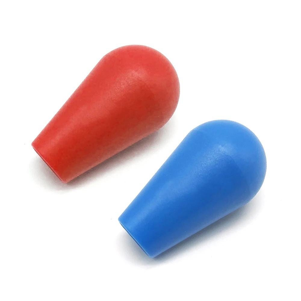 2 Pcs Arcade Joystick Bat Ball Top Oval Handle Knob for ZIPPY SANWA US