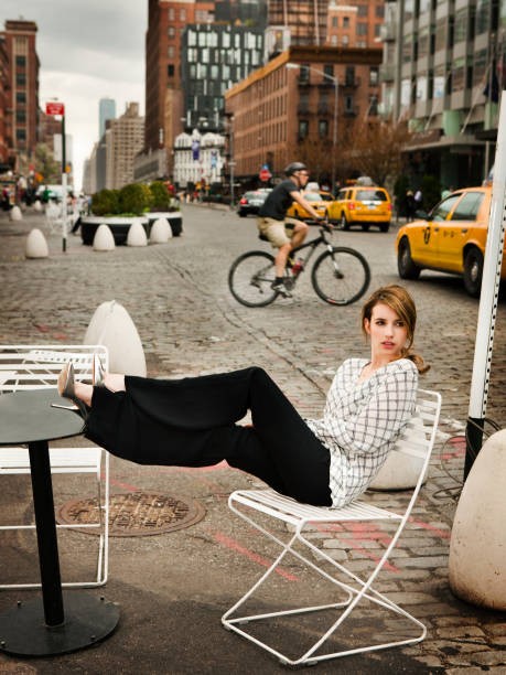 Emma Roberts is photographed for Self Assignment in New York City Old Photo