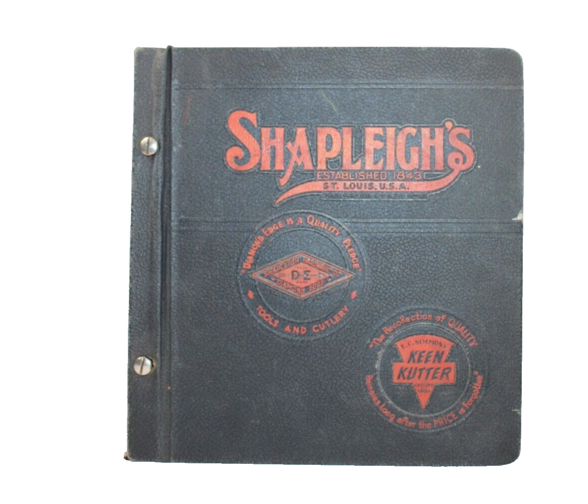 Vintage Shapleigh’s Catalog Diamond Edge  Keen Kutter Tools Hardware Rare Nice