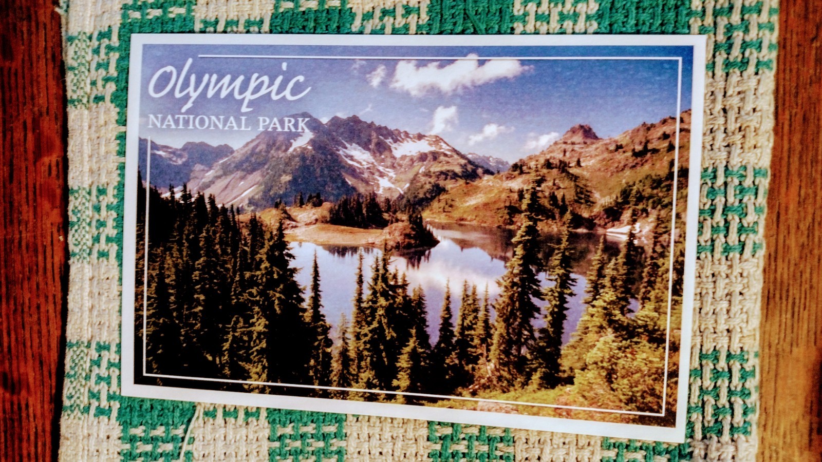 AWESOME POST CARD OLYMPIC NATIONAL PARK-HART LAKE WASHINGTON AWESOME POST CARD OLYMPIC NATIONAL PARK-HART LAKE WASHINGTON
