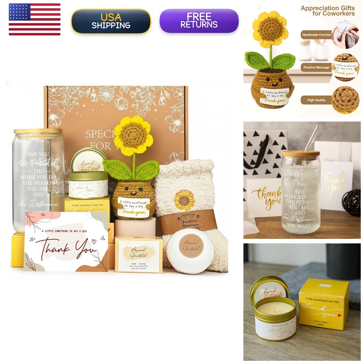 LUICONMO Thank You Gifts For Women, Employee Appreciation Gifts