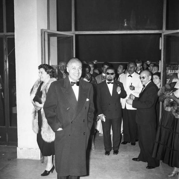 French-American actor Charles Boyer at the Cannes Film Festival in- Old Photo