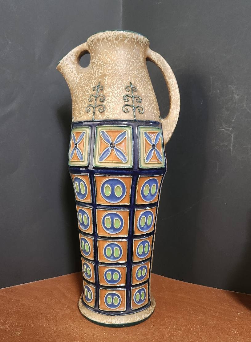 AMPHORA Czechoslovakia Art Ceramic Vase/Pitcher AMPHORA Czechoslovakia Art Ceramic Vase/Pitcher