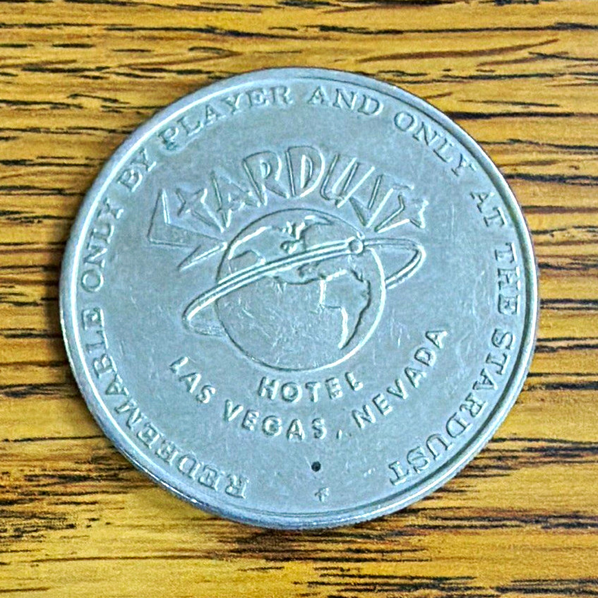 Stardust Hotel & Casino Las Vegas Nevada $1 Metal Gaming Token