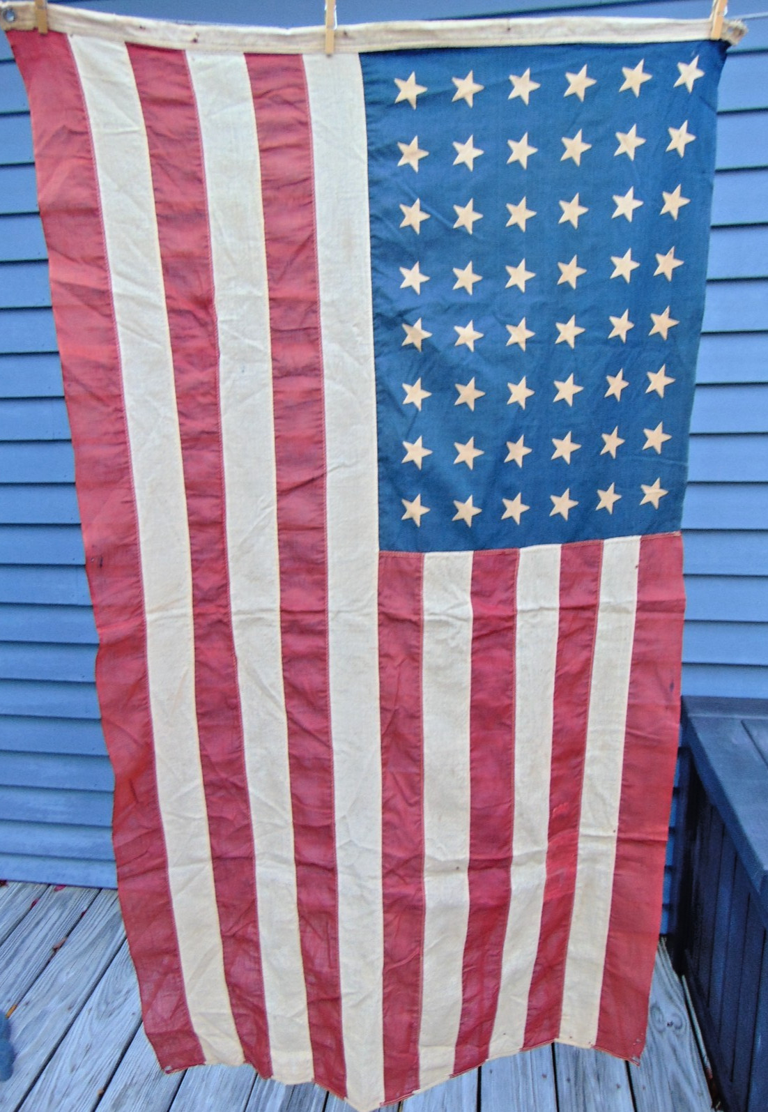 ANTIQUE 48 STAR 3\'X 5\' FLAG