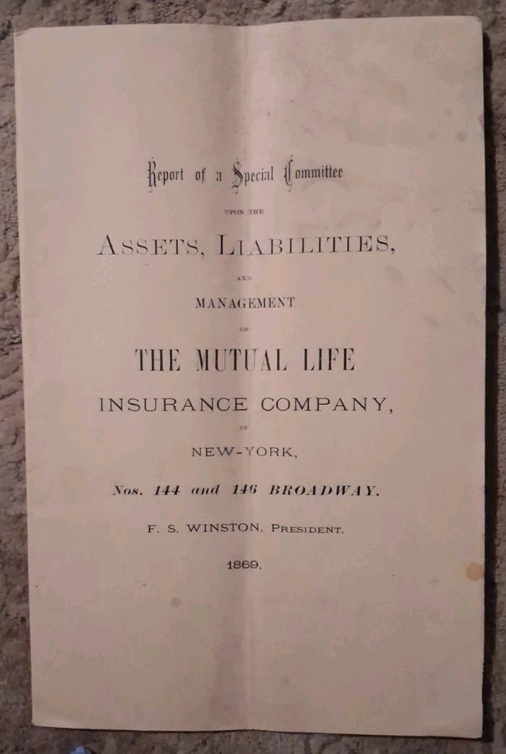 1899 American Surety Company New York $1,000 Bond Antique Legal Document
