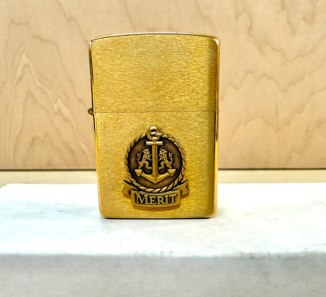 Zippo 1932-1985 Vintage Solid Brass 
