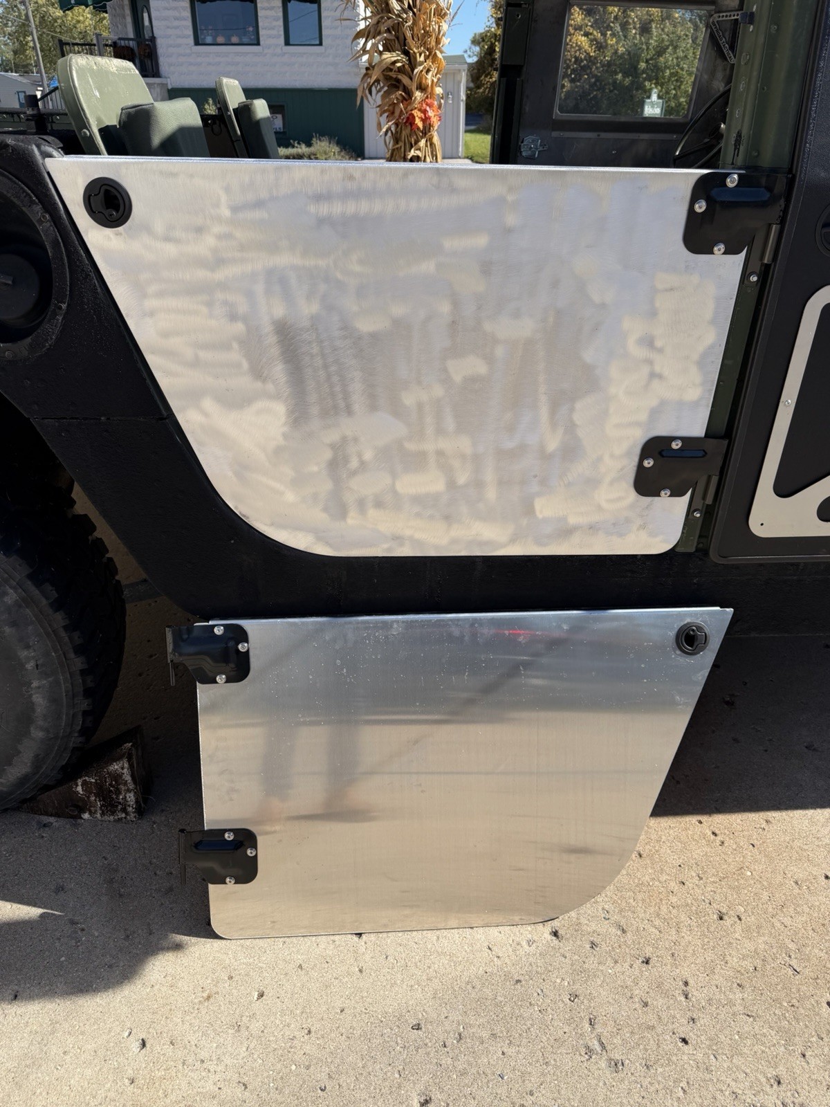 1/8\'\' ALUMINUM 2 MAN HALF DOOR KIT FOR HMMWV HUMVEE M998 REAR Only