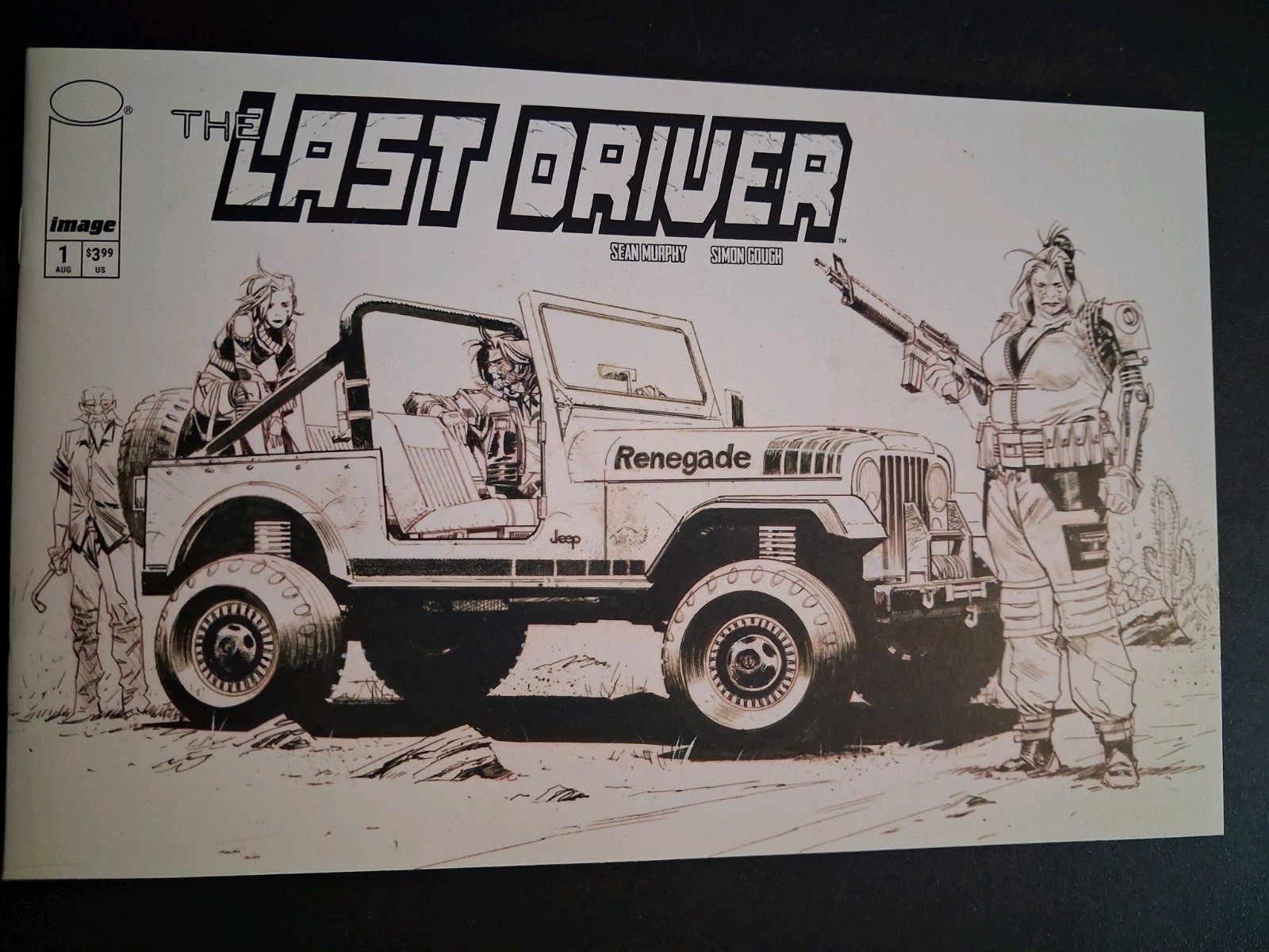 The Last Driver #1 Rare Bandicoot Variant(Image Comics)Limited 750. NM+ to NM/M.
