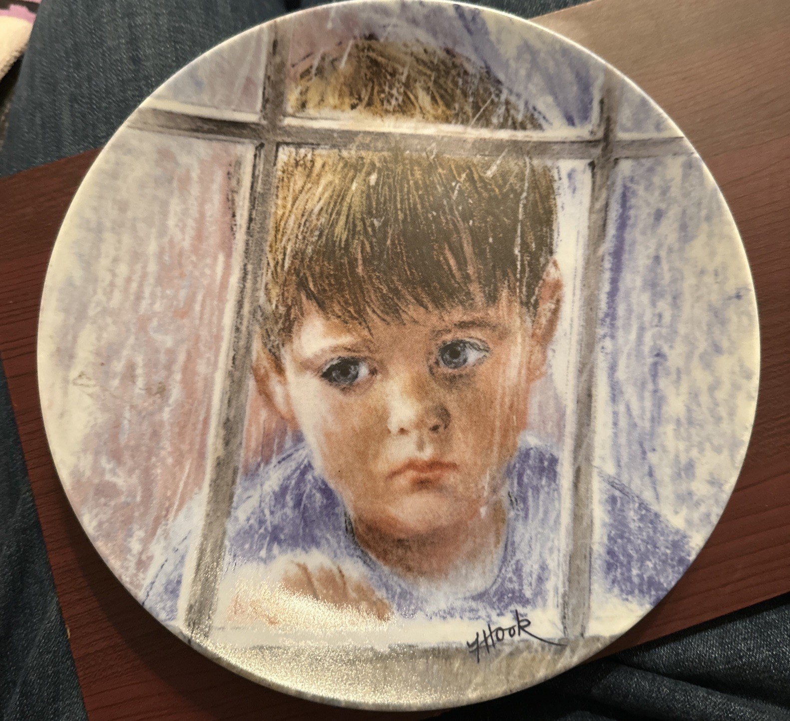 Vintage Frances Hook Collector Plate by Knowles - \