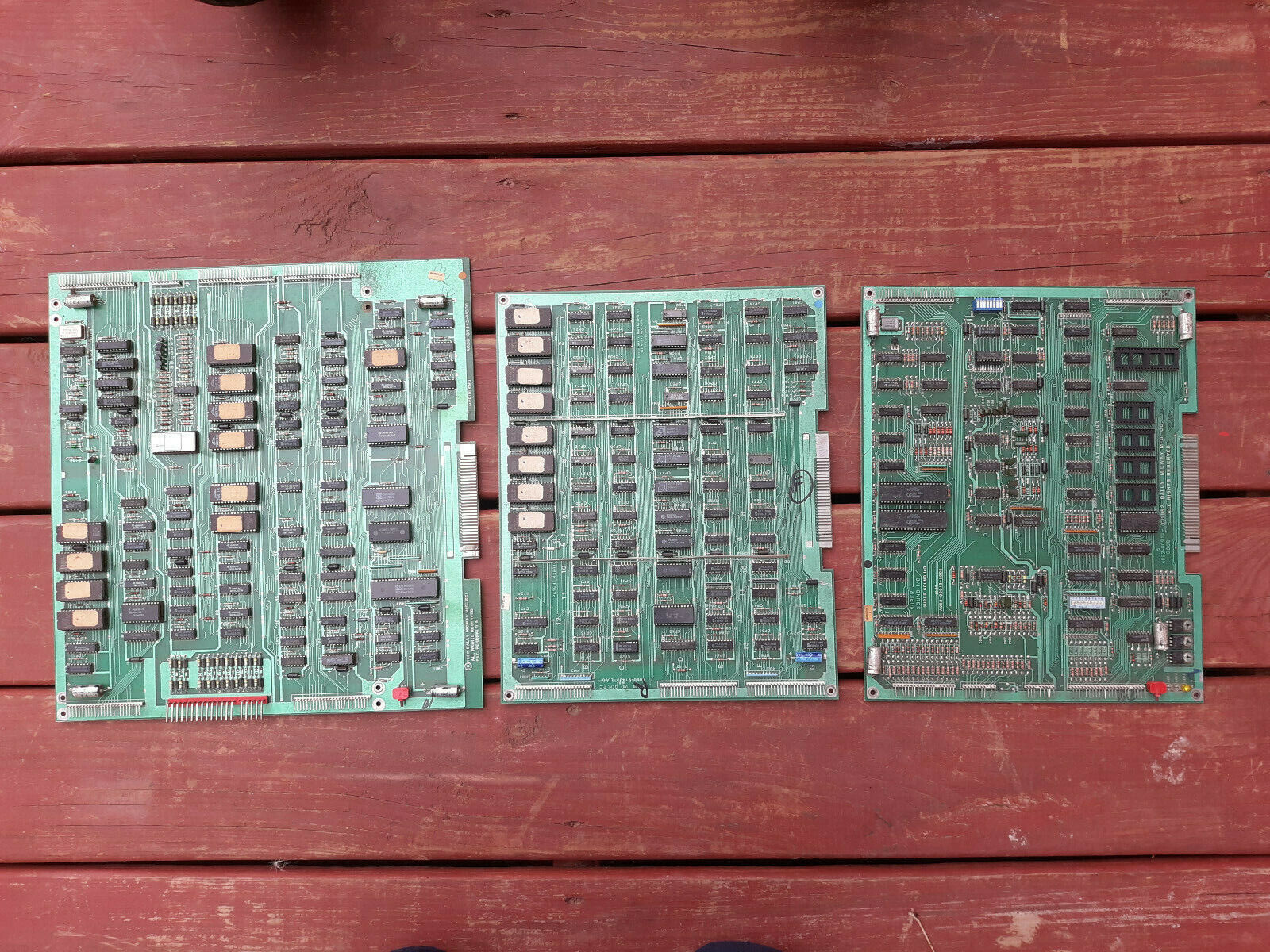 MCR III 3 Midway ARCADE Video Game PCB board set DISCS of TRON? SPY HUNTER?
