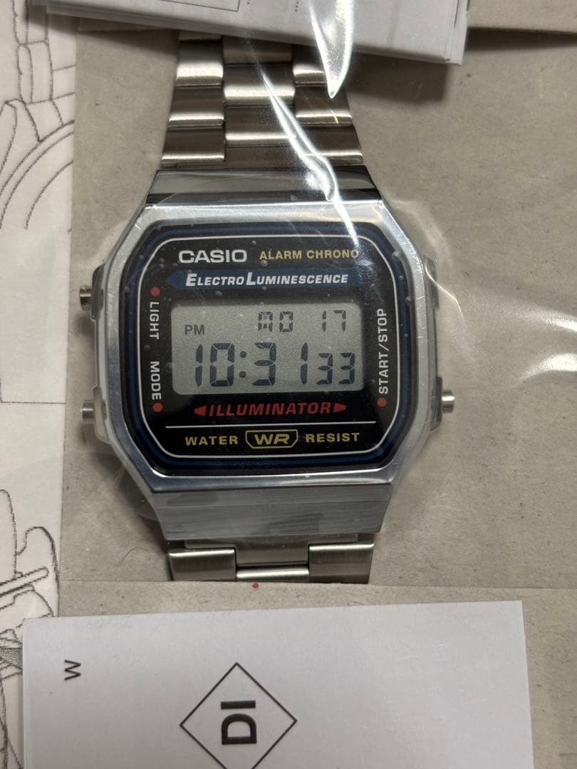 CASIO A168WA-1WDF Wristwatch Unisex