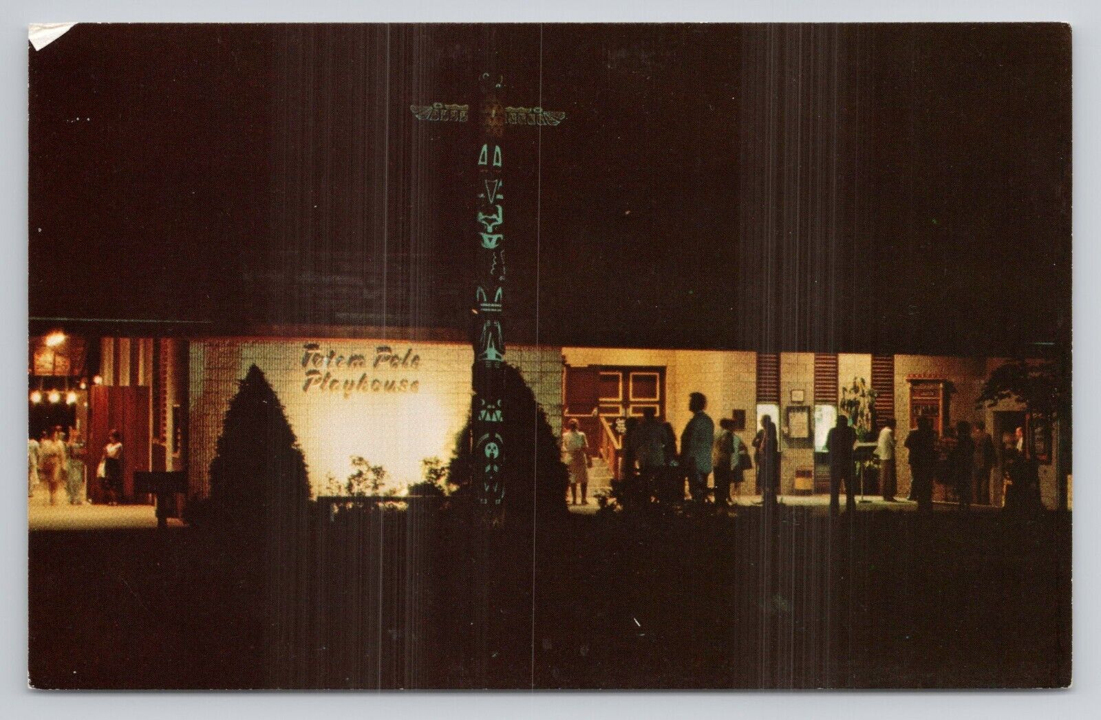 Postcard Totem Pole Playhouse Caledonia State Park Fayetteville Pennsylvania