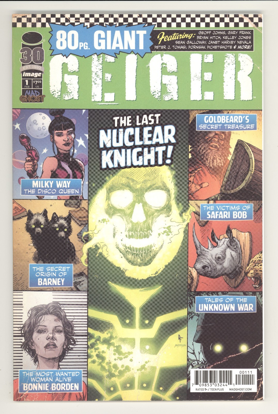 GEIGER 80 PAGE GIANT #1 NM 1ST REDCOAT GEOFF JOHNS IMAGE COMICS 2022