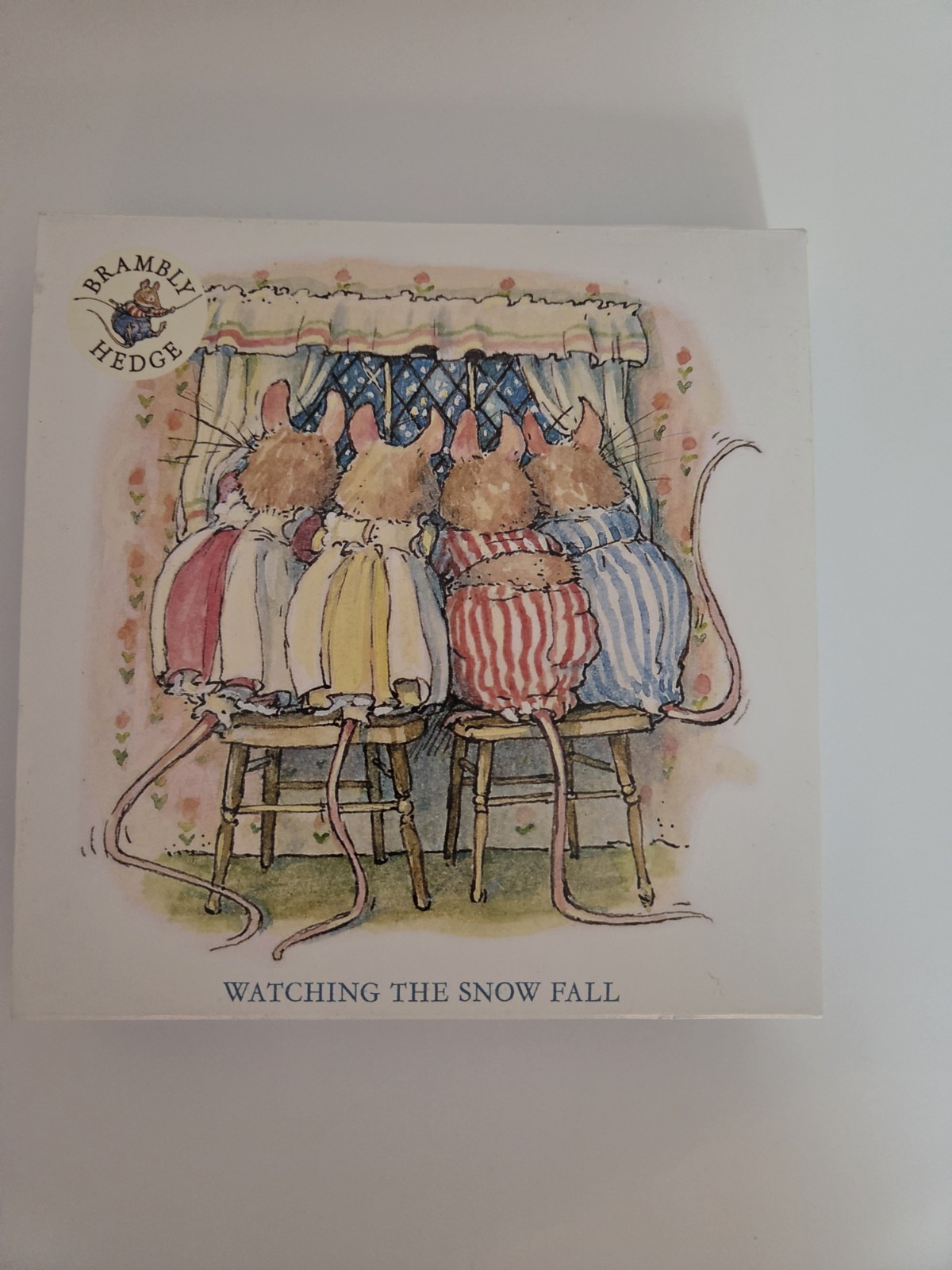 Set 16 Boxed Brambly Hedge Watching The Snow Fall Cards Jill Barklem Christmas