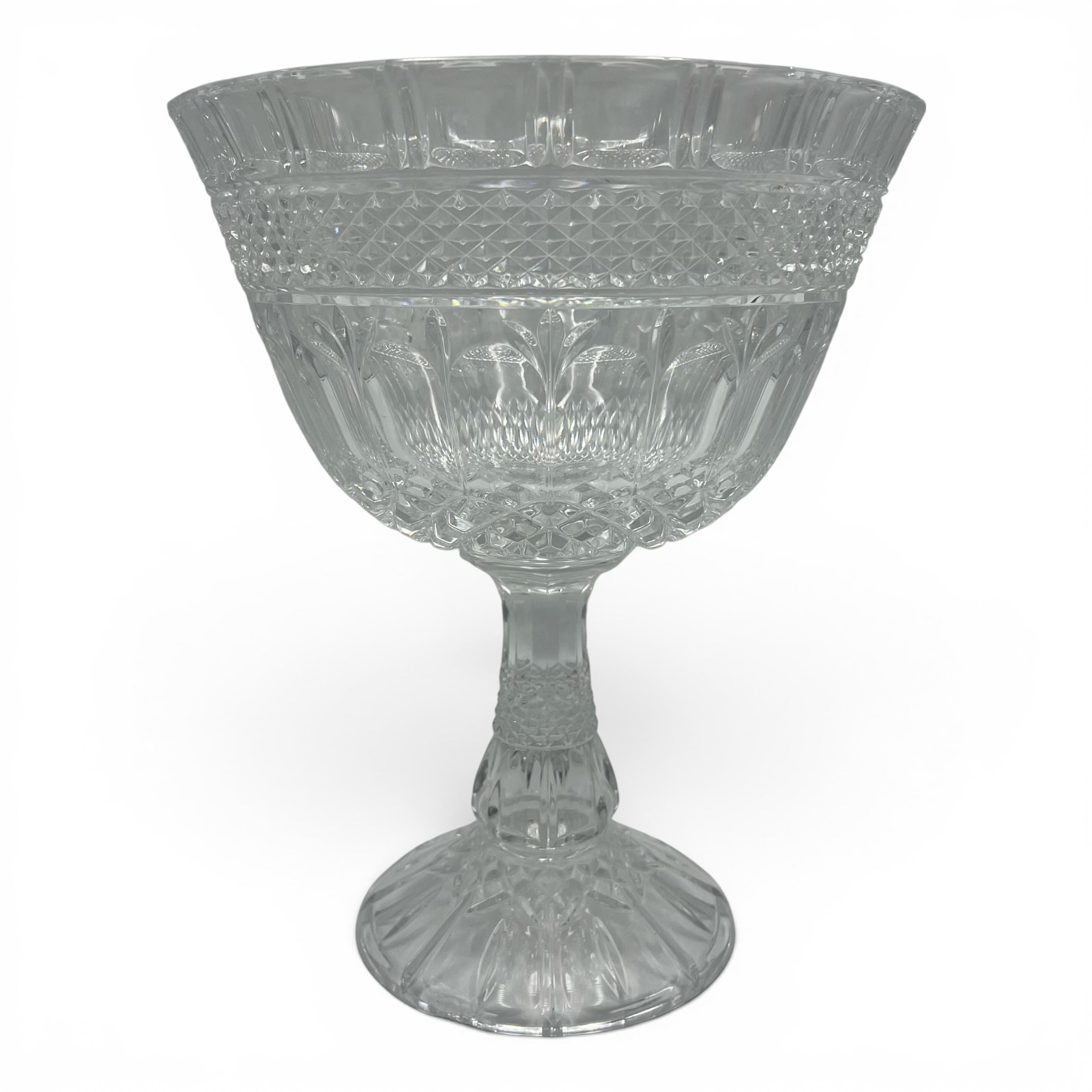 Crystal Pedestal Compote Bowl 10