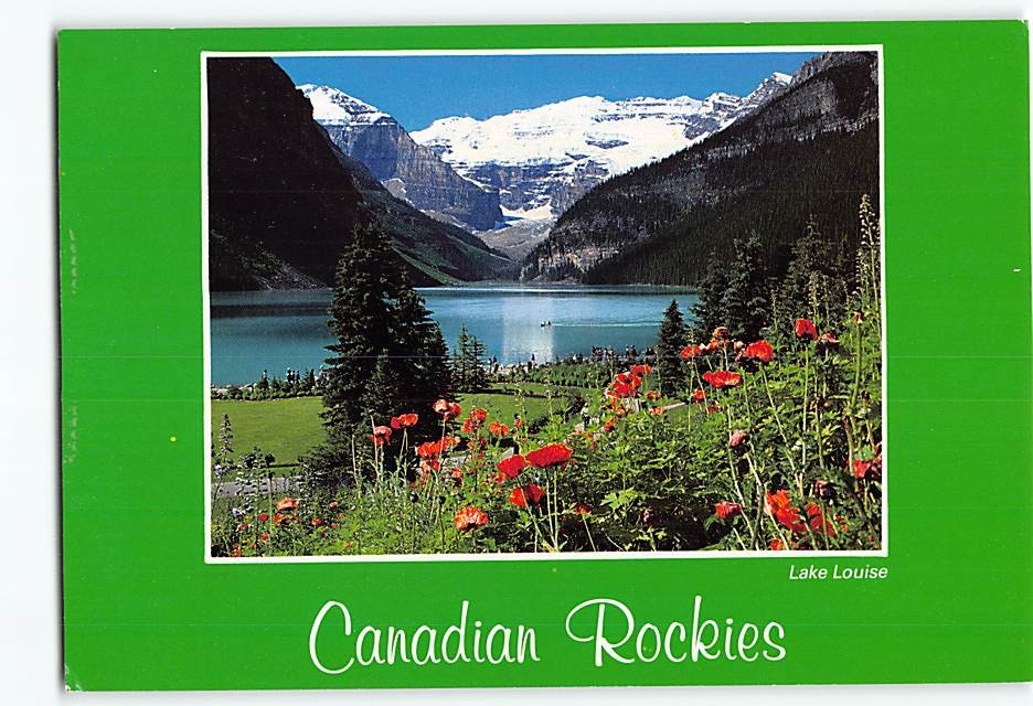 Postcard Canada Rockies Lake Louise Alberta Canada