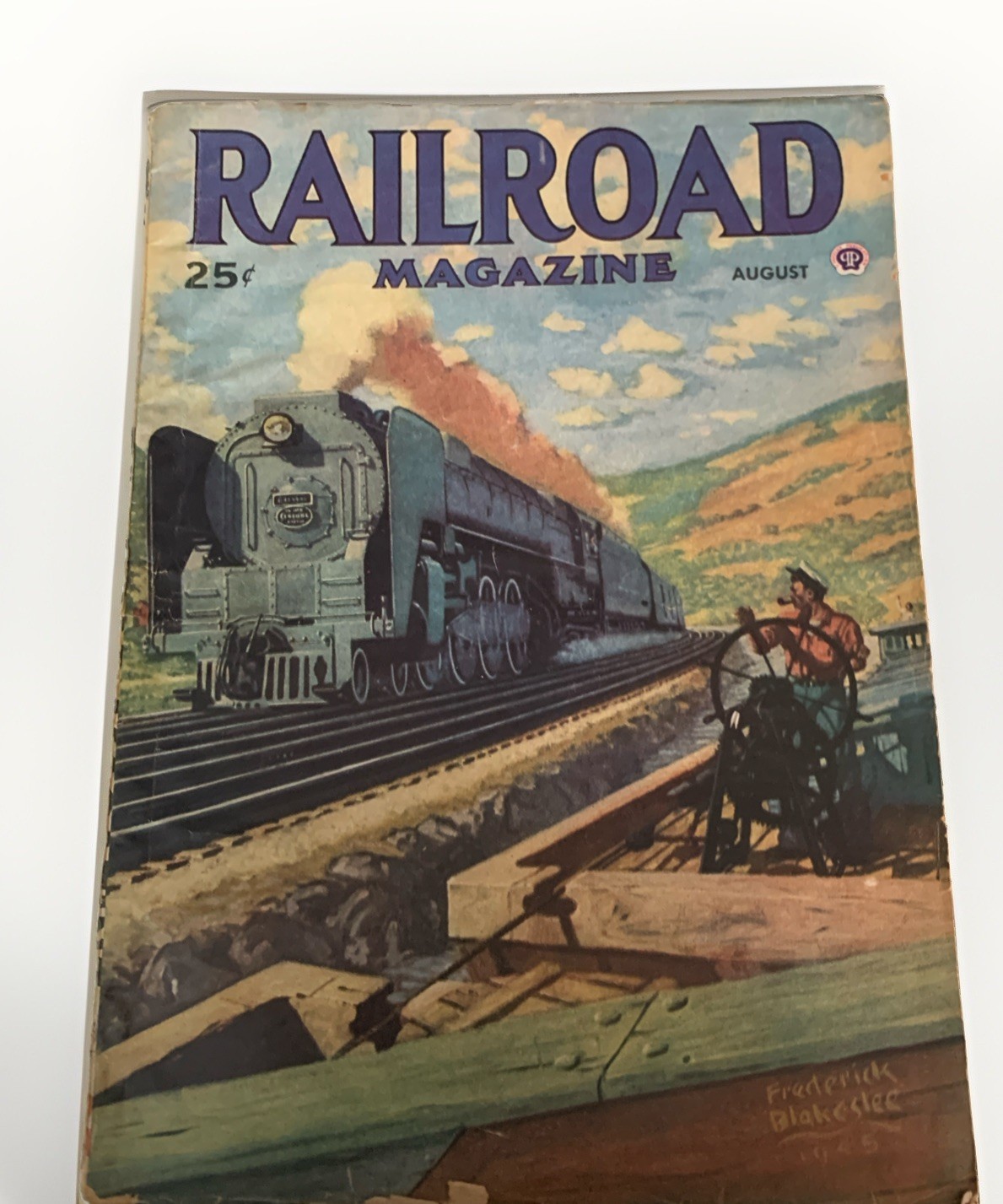 Railroad Magazine August 1945 Vol. 38 #3. (b4/1)