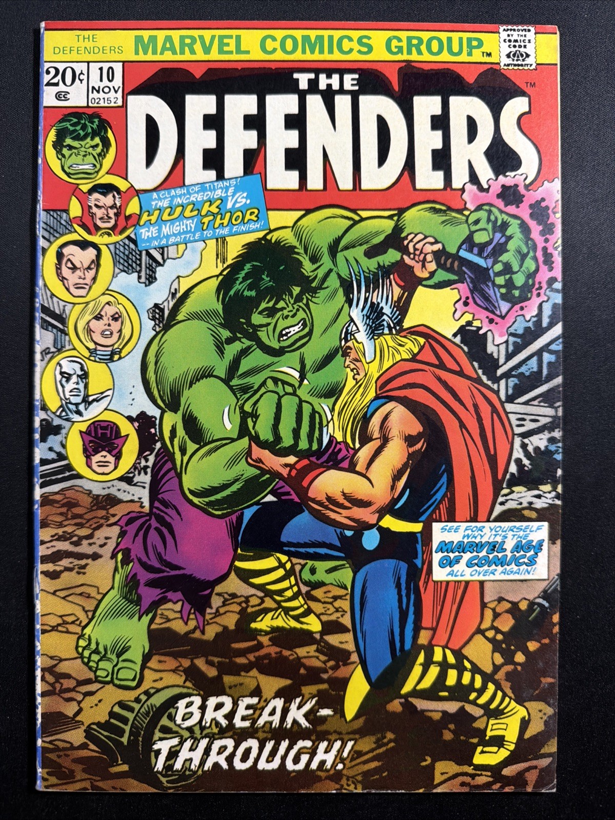 The Defenders #10 1973 Marvel Comics 1st Solo Title 1st Print Good/VG *A18