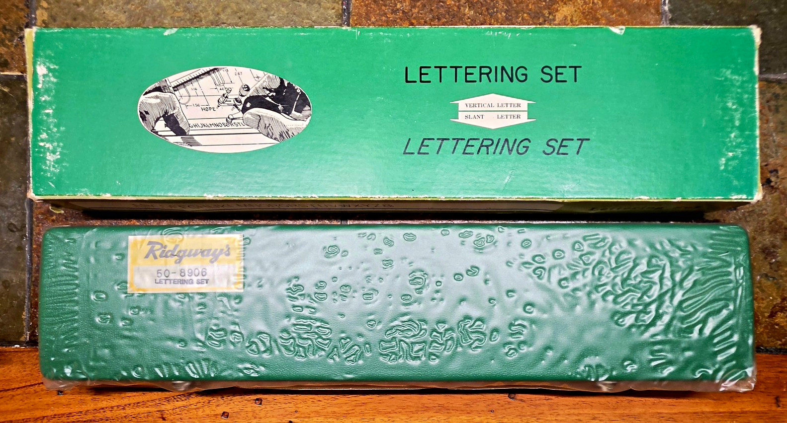 Vintage Ridgway's No. 50-8906 Lettering Set – New Old Stock (NOS)