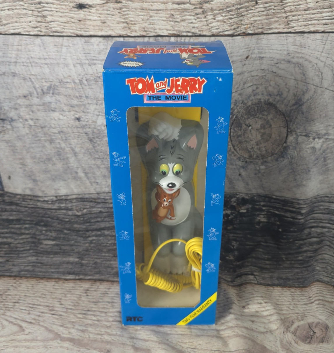 Vintage 1993 Tom & Jerry Telephone Working Landline Phone Cartoon Collectible Ra