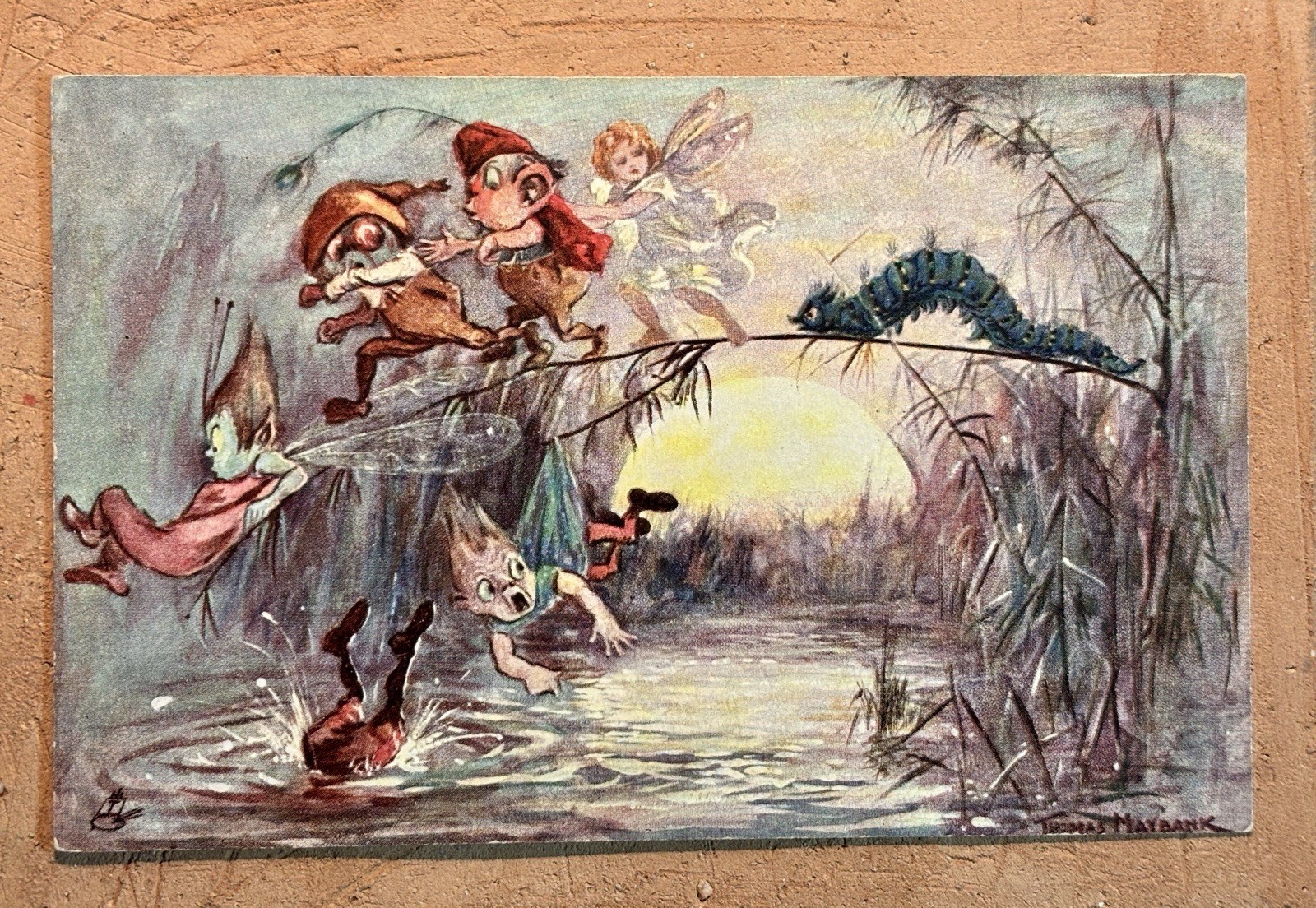 Antique Halloween Postcard Art Nouveau Collector's Dream T. MAYBANK 1908 Rare 10 Antique Halloween Postcard Art Nouveau Collector's Dream T. MAYBANK 1908 Rare 10