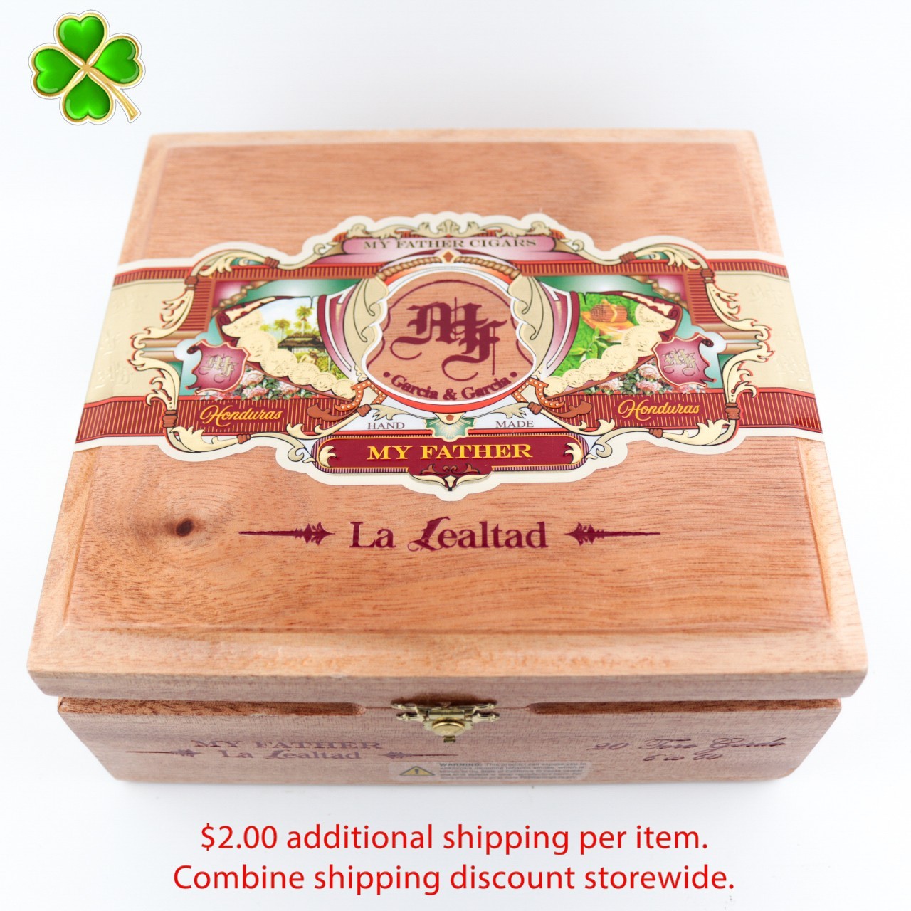 My Father Cigars Toro Gordo La Lealtad Empty Wood Cigar Box 8\