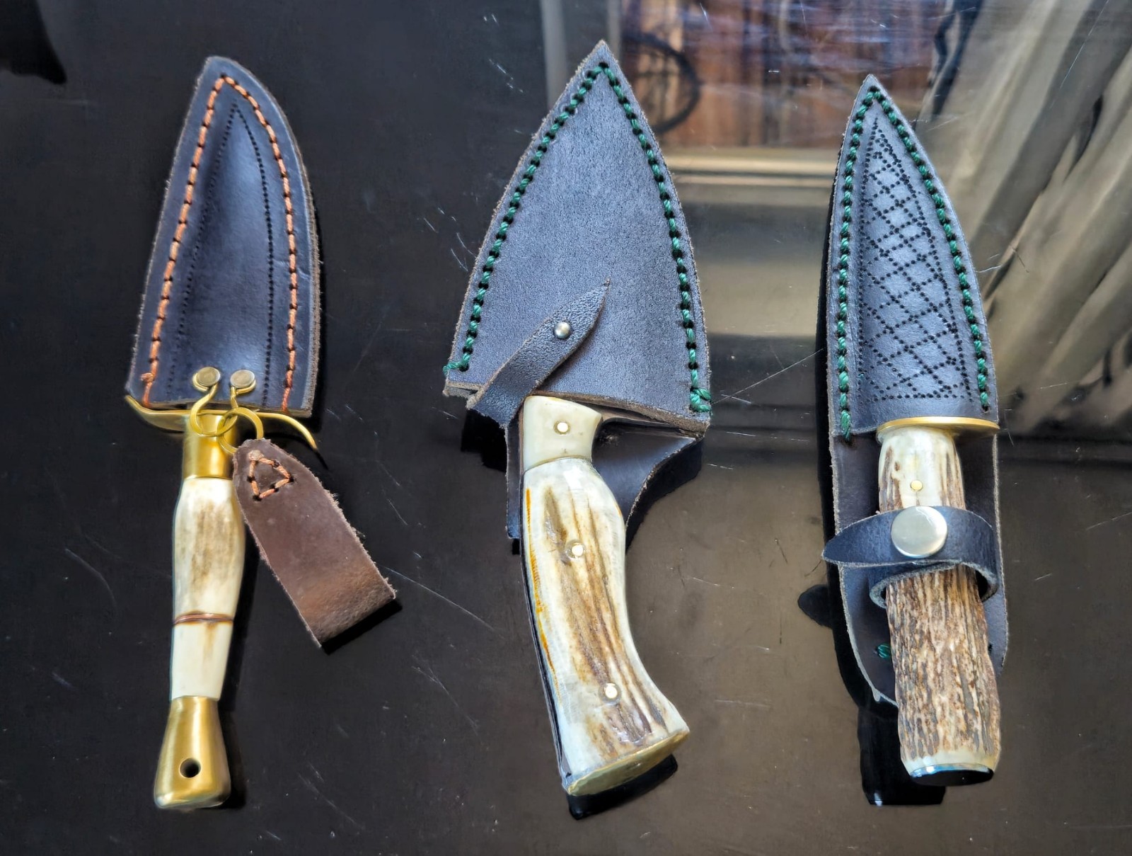 Handcrafted HUNTING KNIVES - Stagforge Trio
