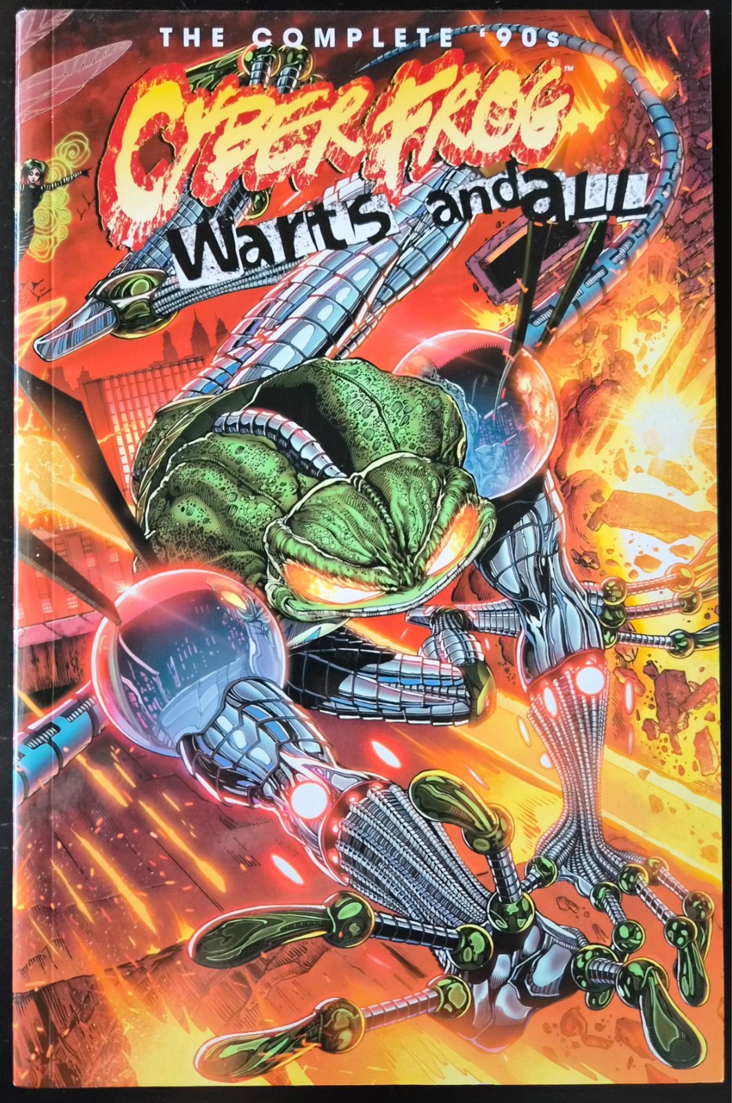 Complete 90s CyberFrog Warts and All TPB (2021 ALL CAPS) by Ethan Van Sciver OOP Complete 90s CyberFrog Warts and All TPB (2021 ALL CAPS) by Ethan Van Sciver OOP