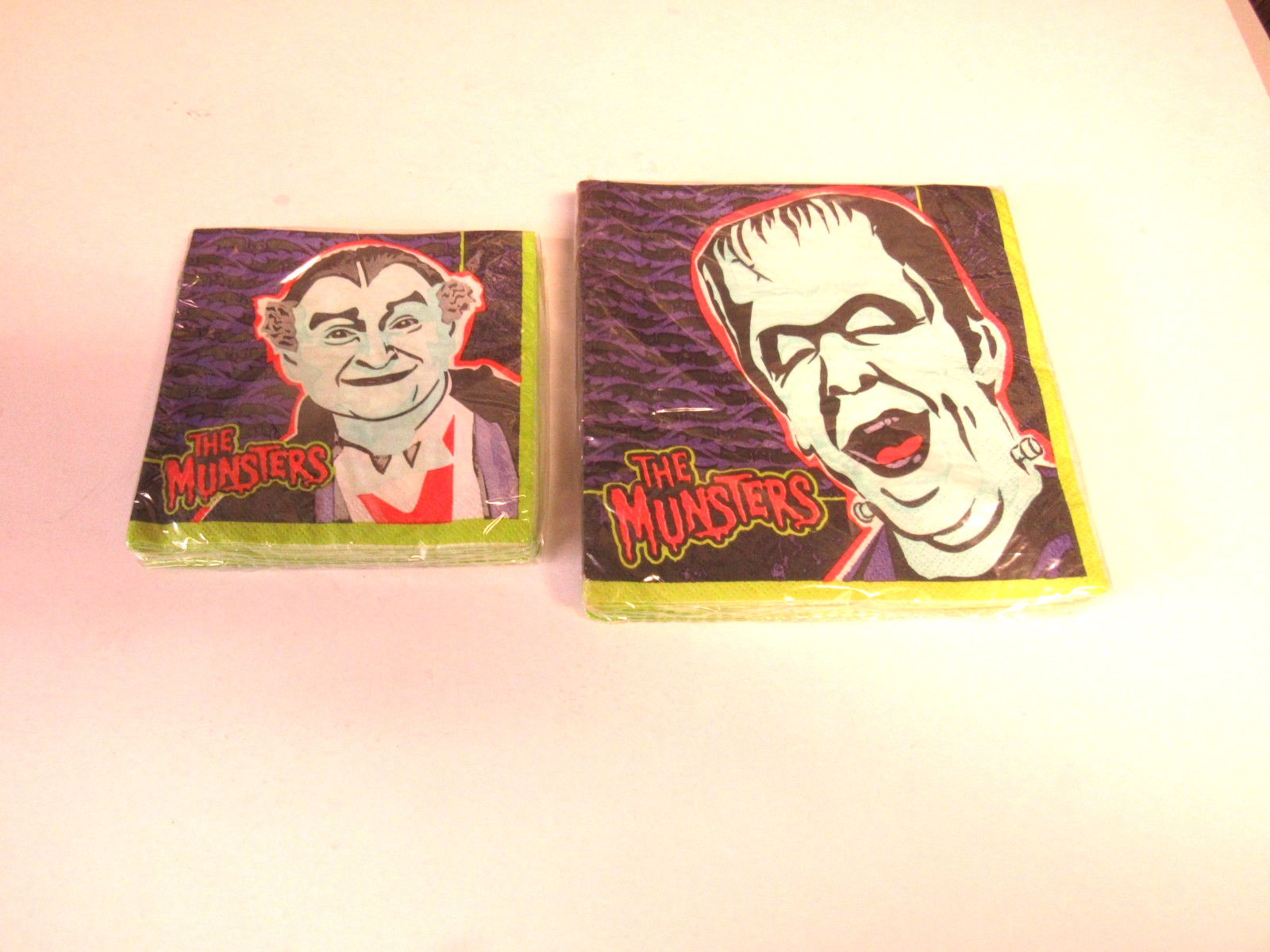 Vintage American Greetings The Munsters Lot of 2 Party Napkins Sealed