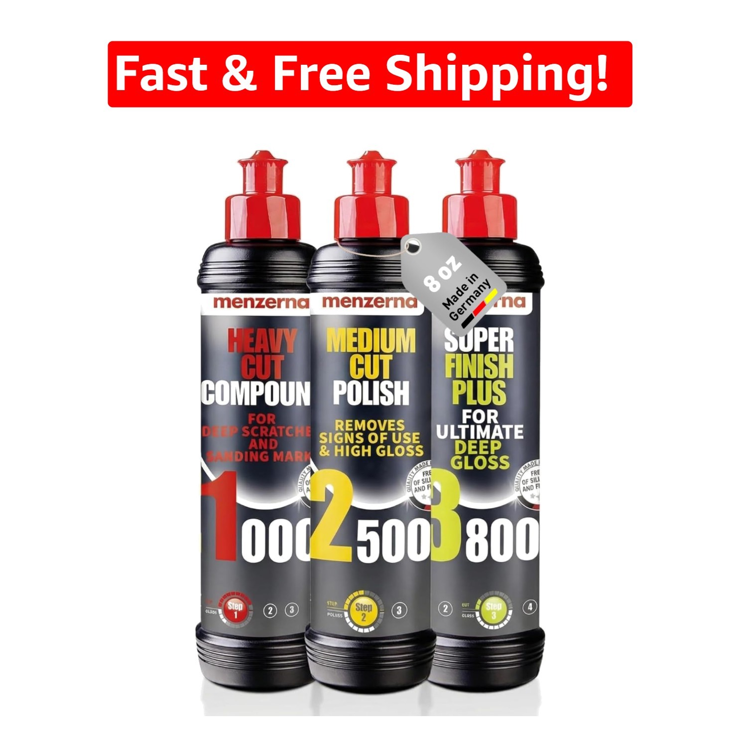 Ultimate 8oz Polishing Set for Metal, Plastic, and Glass - Mirror Finish Awaits Ultimate 8oz Polishing Set for Metal, Plastic, and Glass - Mirror Finish Awaits