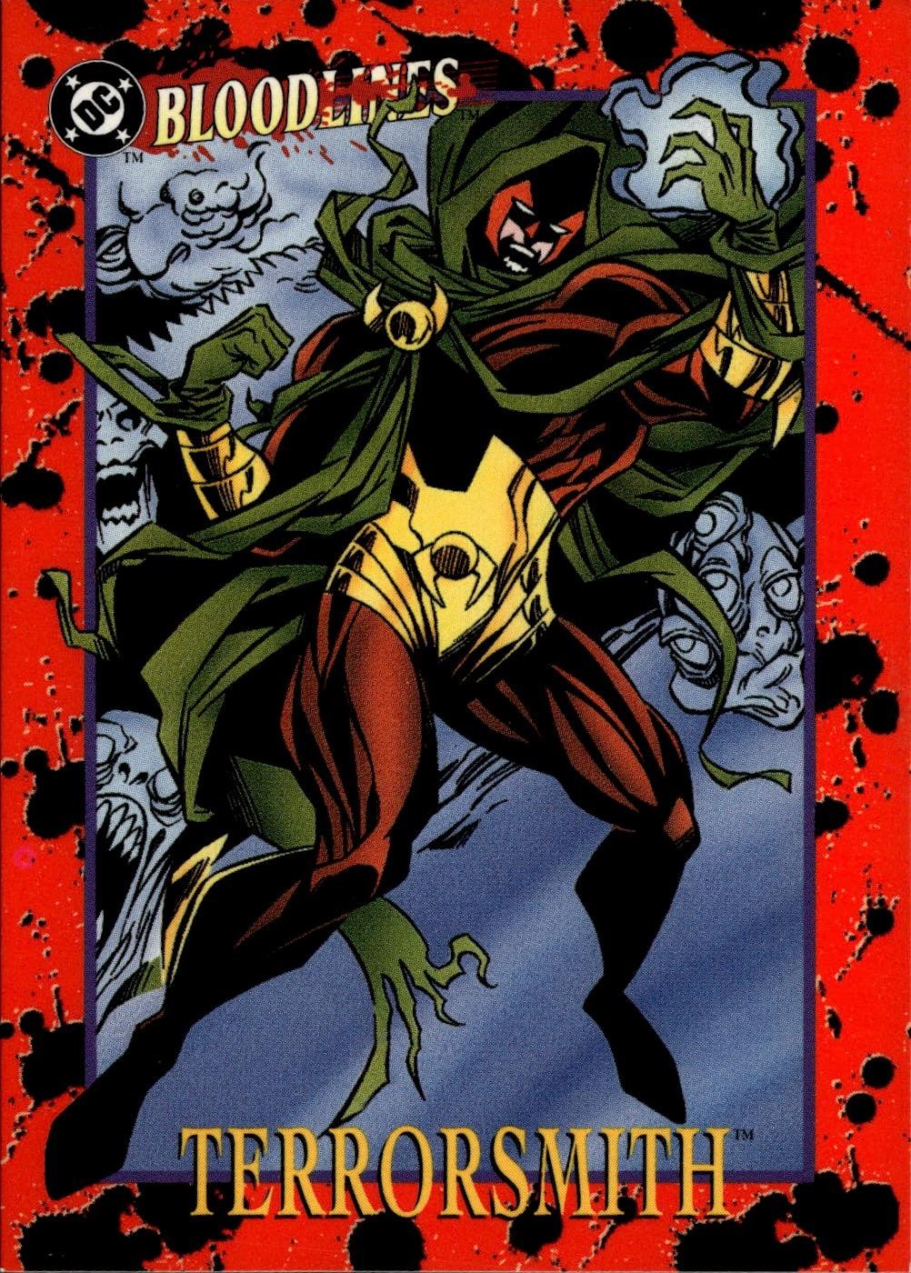 1993 SkyBox DC Comics Bloodlines #65 Terrorsmith