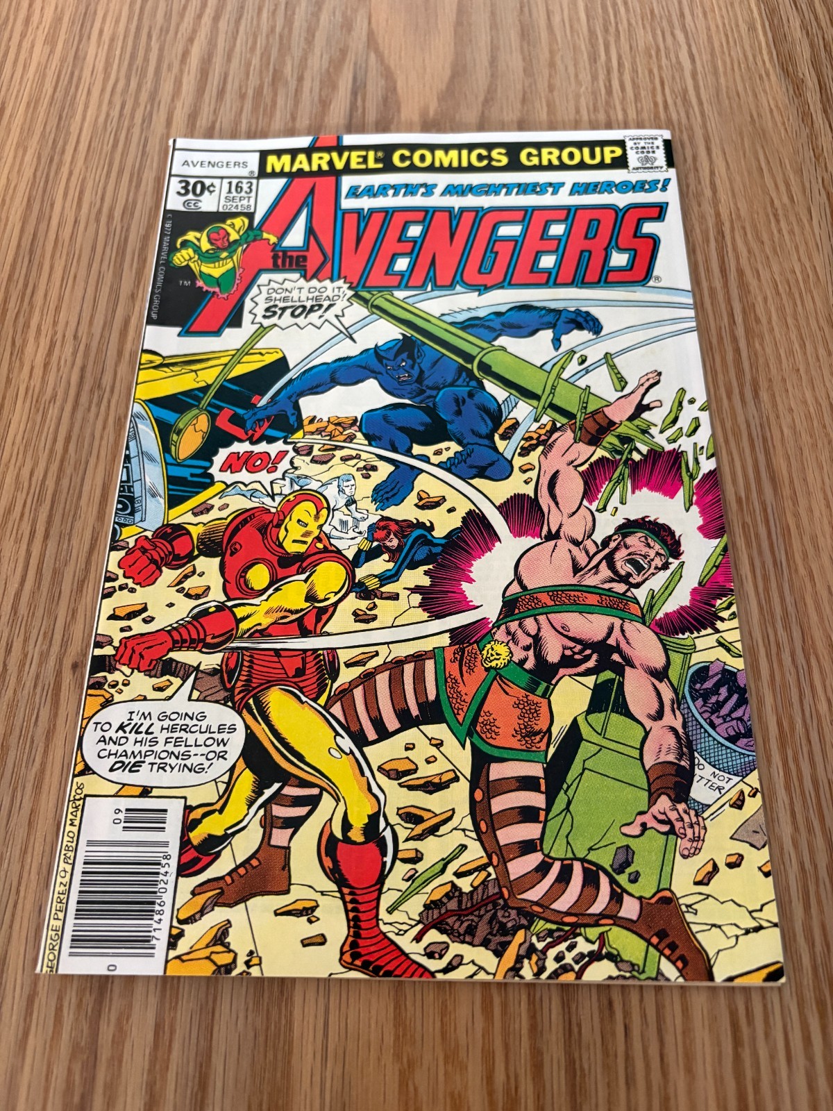 Avengers  163  NM-  9.2  High Grade  Iron Man  Captain America  Thor  Doomsday