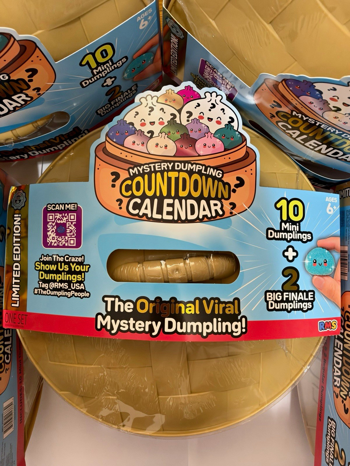 (12 Dumplings) Mystery Dumpling Countdown Calendar Jumbo Squishy Sealed Limited