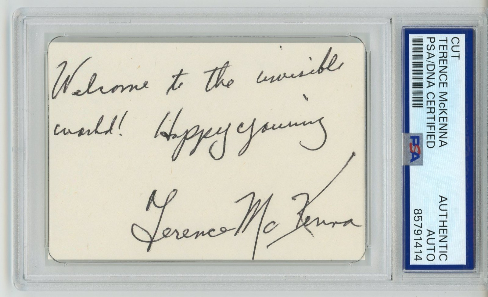 Terence McKenna ~ Signed Autographed \
