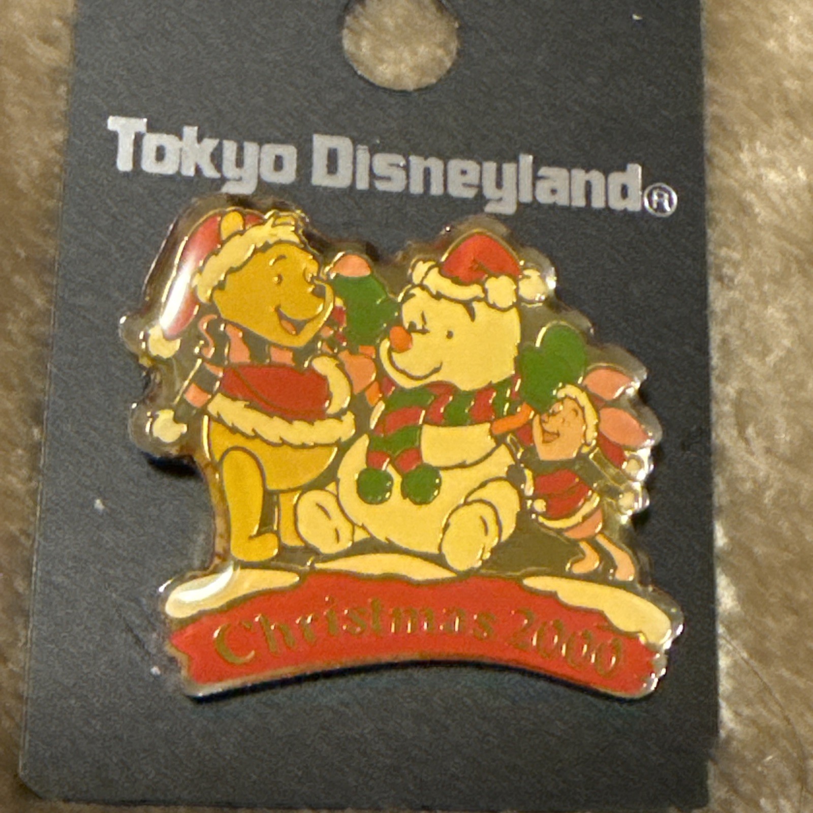 Vintage 2000 TDL Disney Tokyo Japan Christmas Pooh & Piglet Snowman LE Pin Vintage 2000 TDL Disney Tokyo Japan Christmas Pooh & Piglet Snowman LE Pin