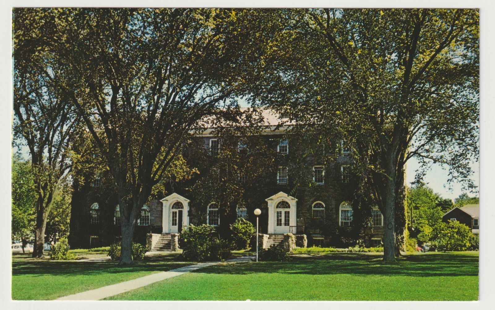 East Hall Physics Building University of Rhode Island Kingston Postcard
