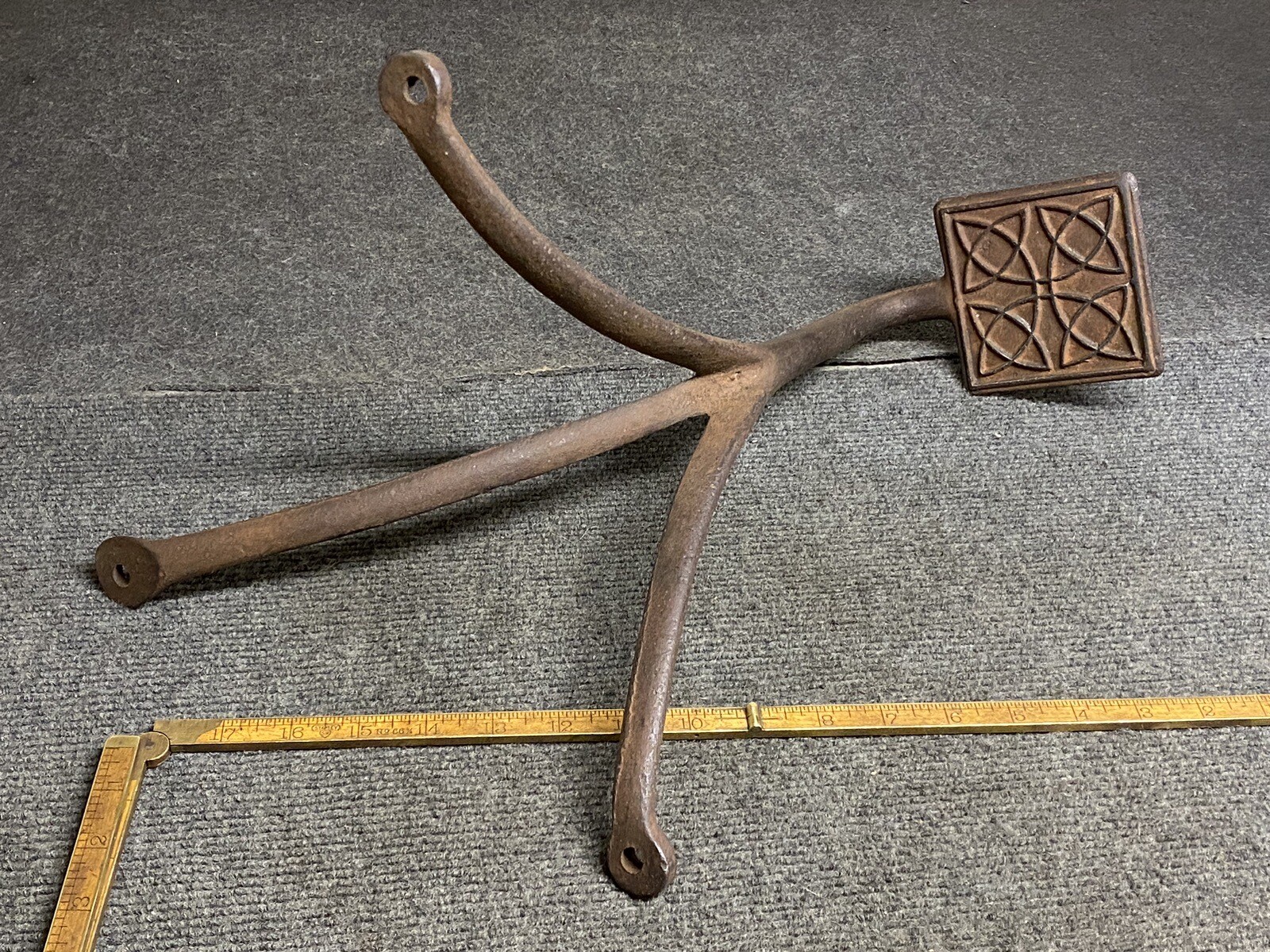 Vintage Cast Iron Buggy Step 13” Tall 