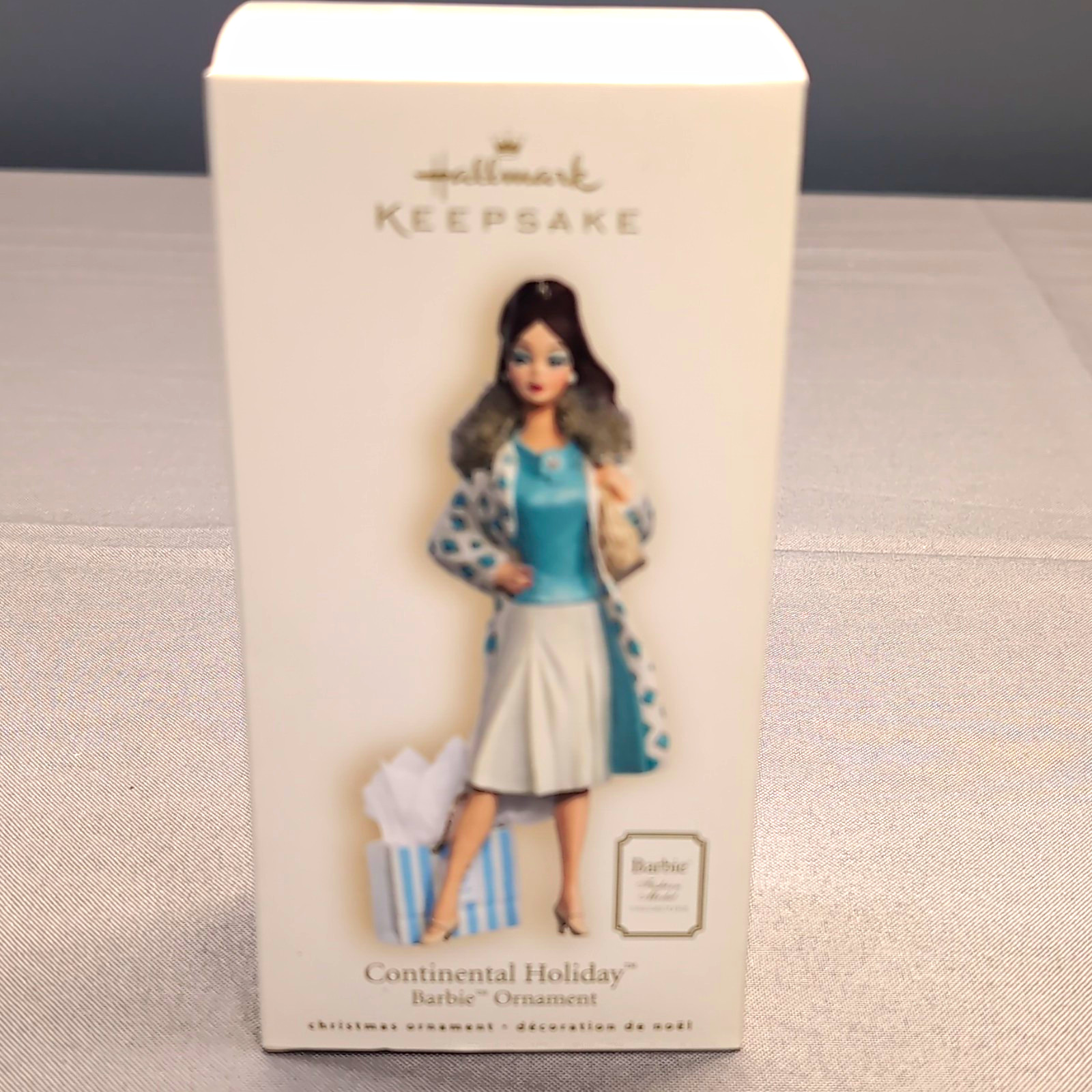 Hallmark Keepsake Continental Holiday Barbie Christmas Ornament 2007