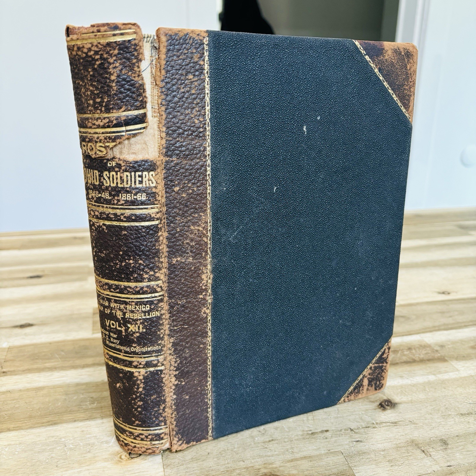 1895 Official Roster Of Ohio Soldiers Book Volume 12 Civil War Mexico Rebellion