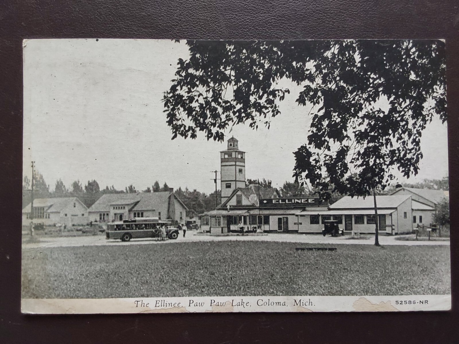 1907-1915 COLOMA, MI *  THE ELLINEE AT PAW PAW  * POSTED @ COLOMA 1933 