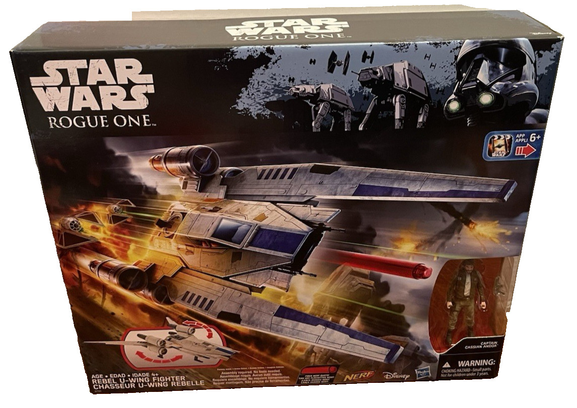 SEALED** STAR WARS~ ROGUE ONE~ 2016~ REBEL U-WING FIGHTER~ CAPTAIN CASSIAN ANDOR