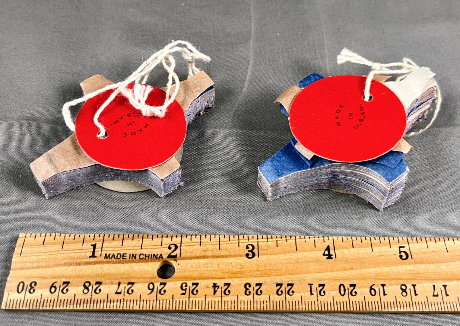 VTG 4th of July Red, White & Blue Honeycomb Tissue Paper Decoration Streamer x2 VTG 4th of July Red, White & Blue Honeycomb Tissue Paper Decoration Streamer x2