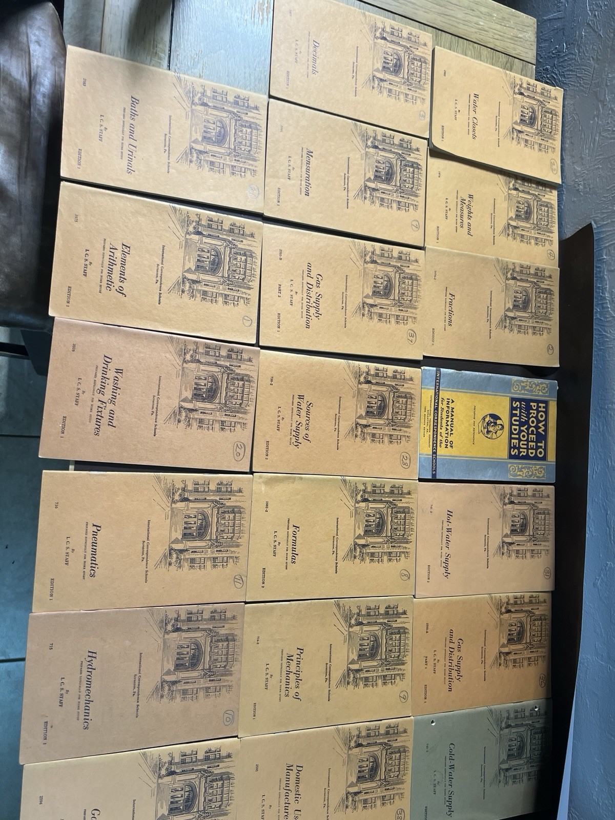 Vintage (20)International Correspondence School Pamphlets Ephemera $1.50 Per 1